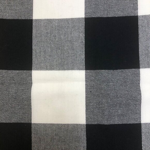 Pier 1 Imports Black White Buffalo Check Table Runner Holiday Decor 14.5” X 74 - Picture 7 of 8